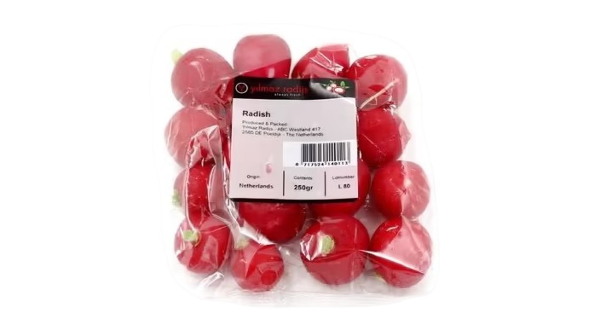 Reďkovky červené balené, 250 g
