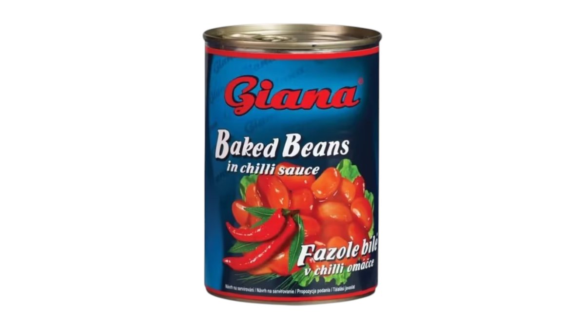 Giana Fazuľa v chilli omáčke, 410 g