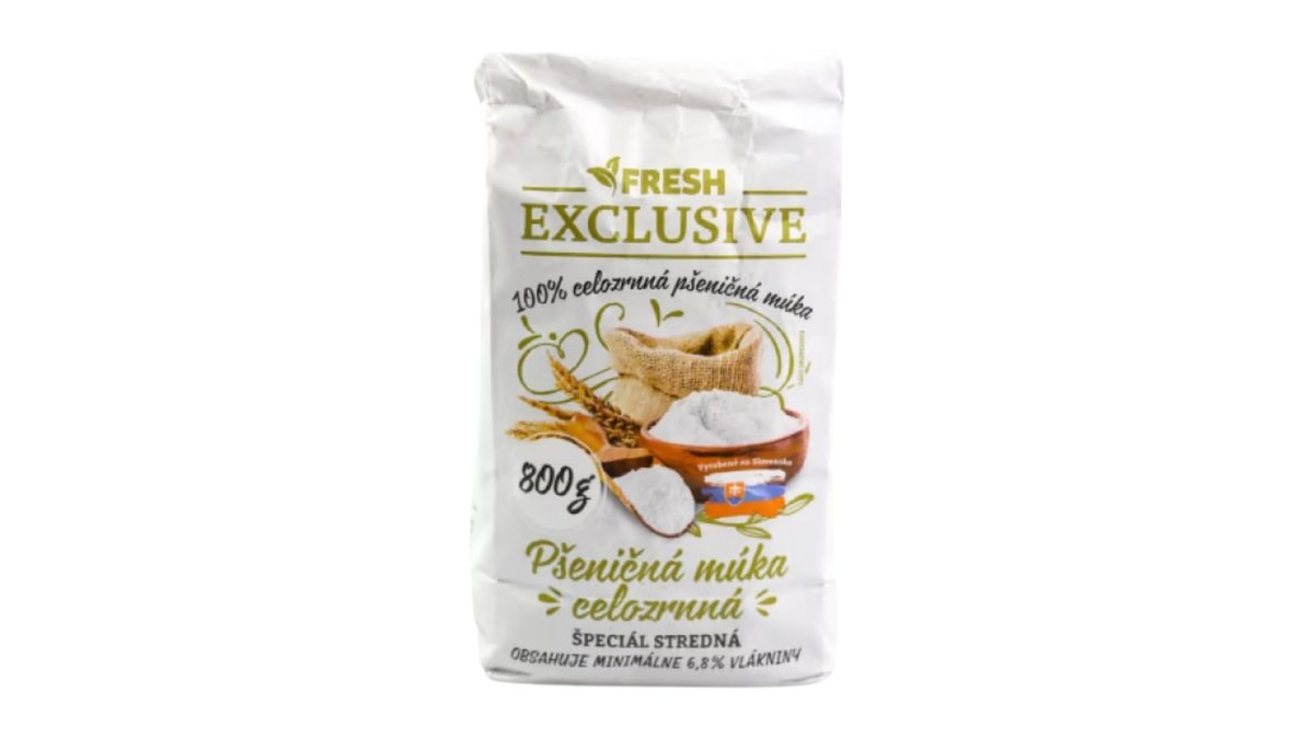 Fresh exclusive Múka celozrnná pšeničná, 800 g