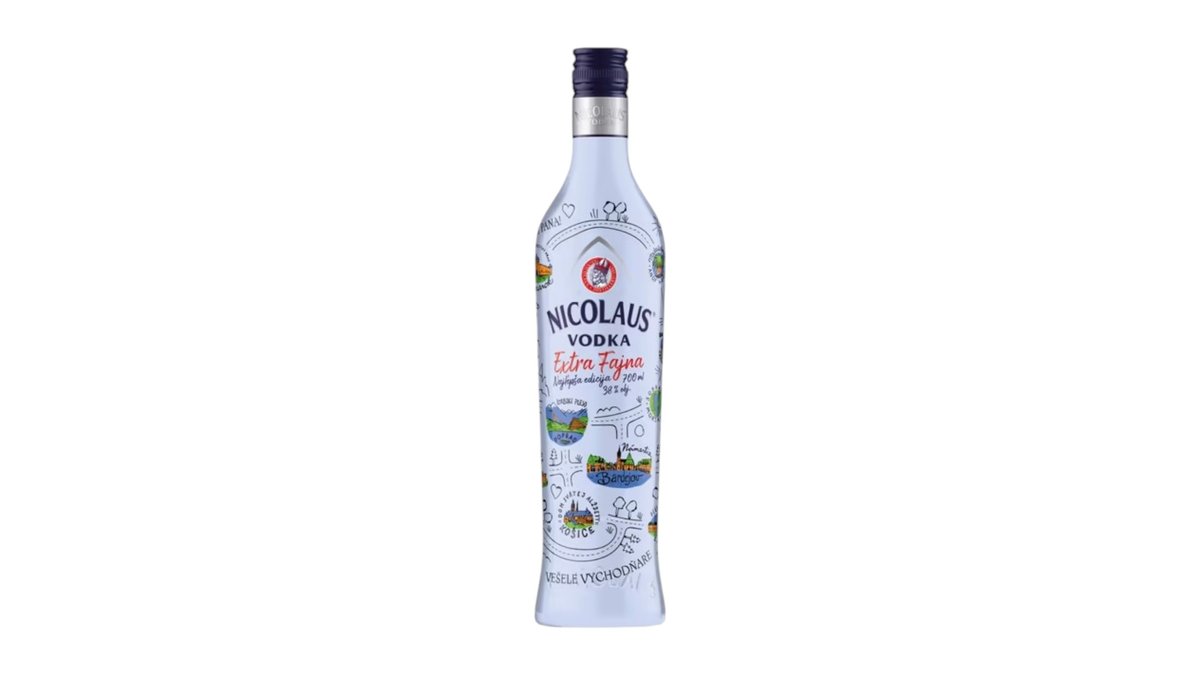 Nicolaus Vodka extra fajná 38%, 0,7 l