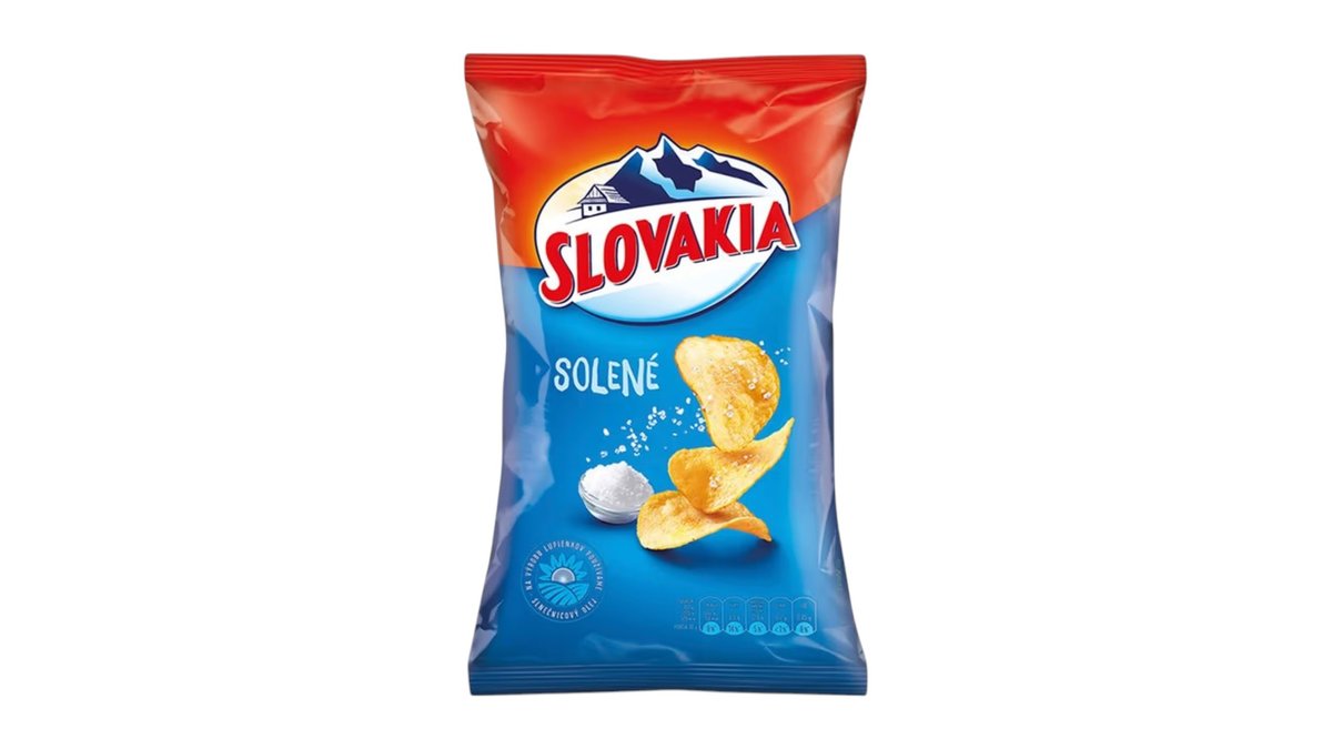 Slovakia Chips solené, 130 g