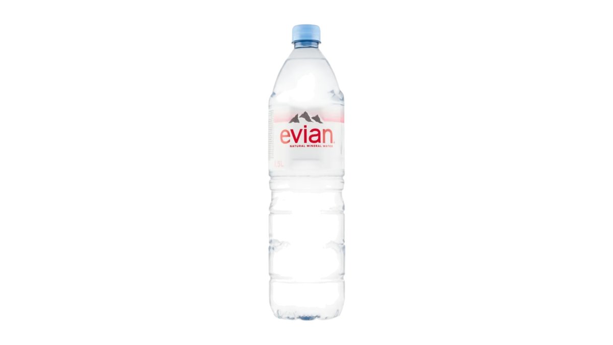 Evian Prírodná minerálna voda nesýtená, 1,5 l