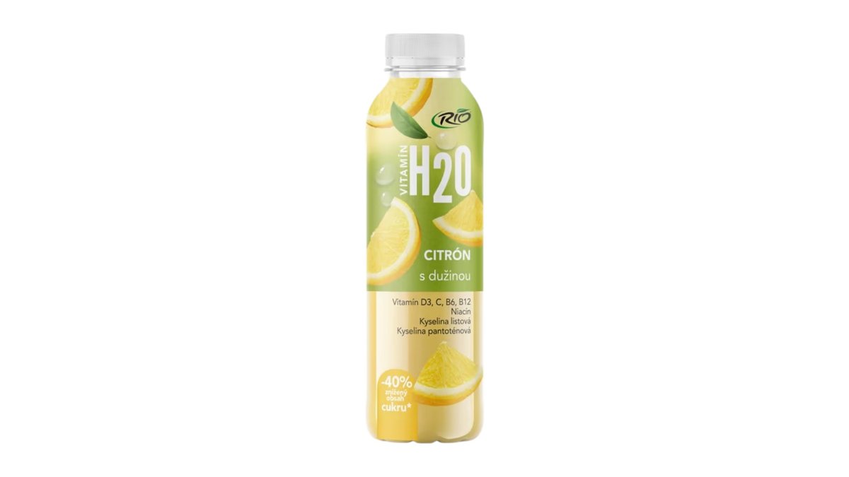 ** Rio H2O Vitamínová voda citrón s dužinou, 400 ml
