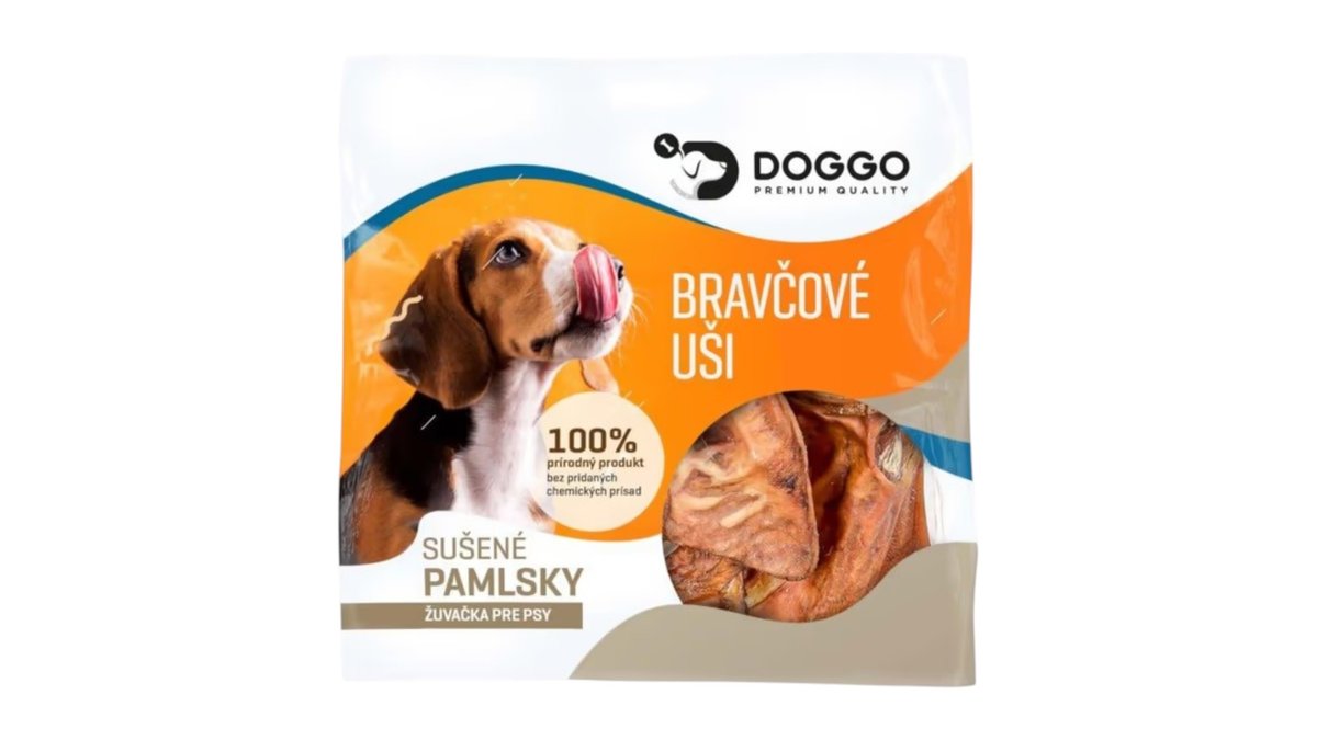 Sušené bravčové uši cca 9 ks, 300 g