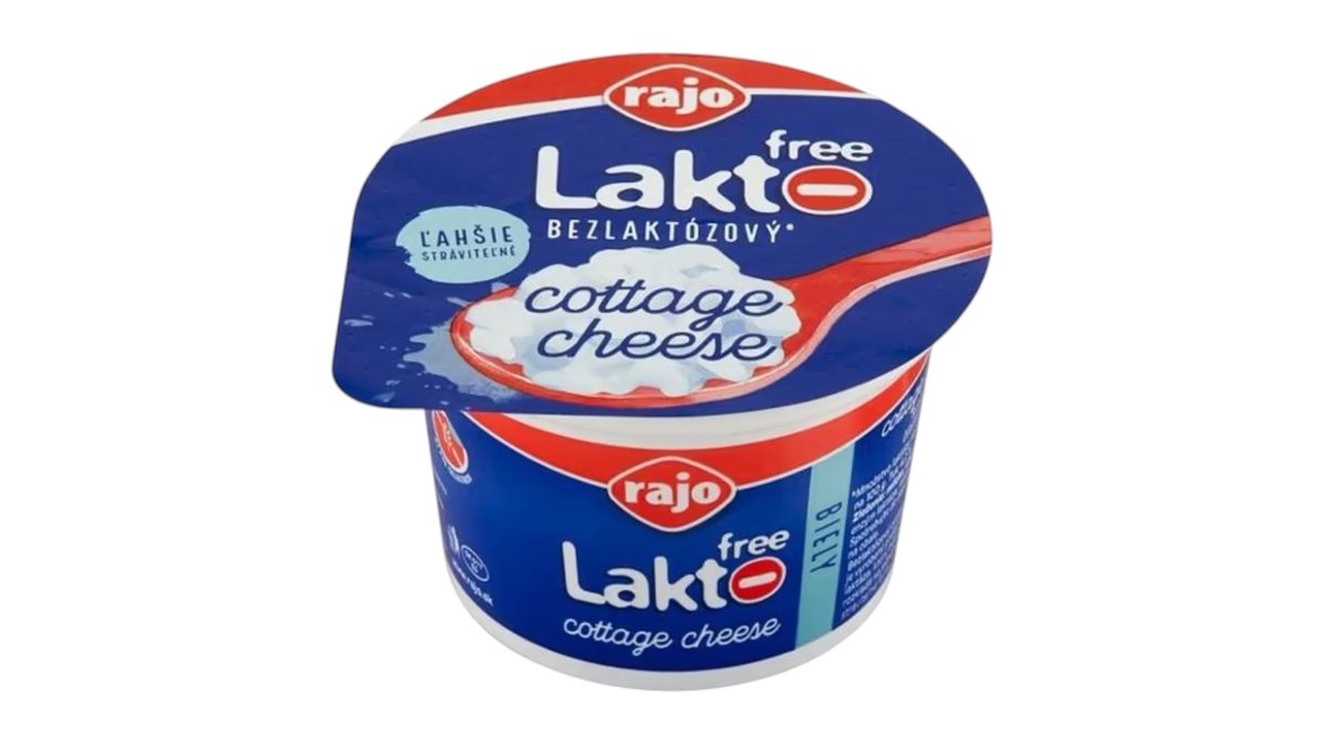 Rajo Lakto Free Cottage cheese bez laktózy, biely, 180 g