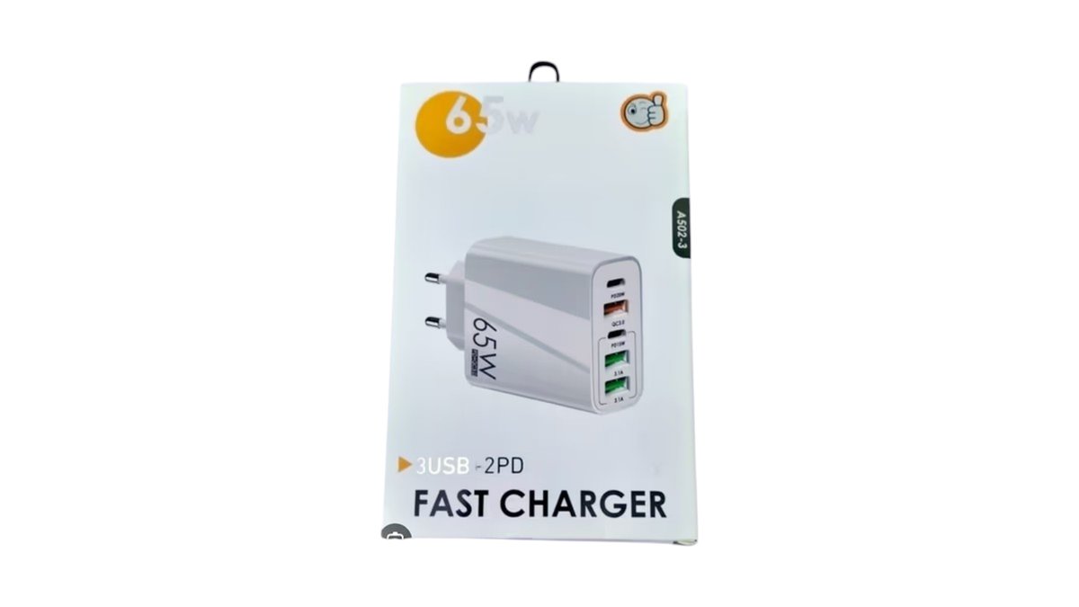 Fast charger plug 65W