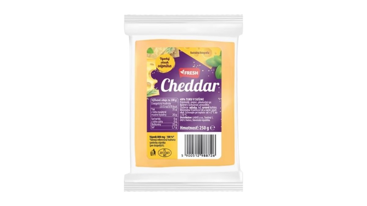 Fresh Cheddar, blok, 250 g