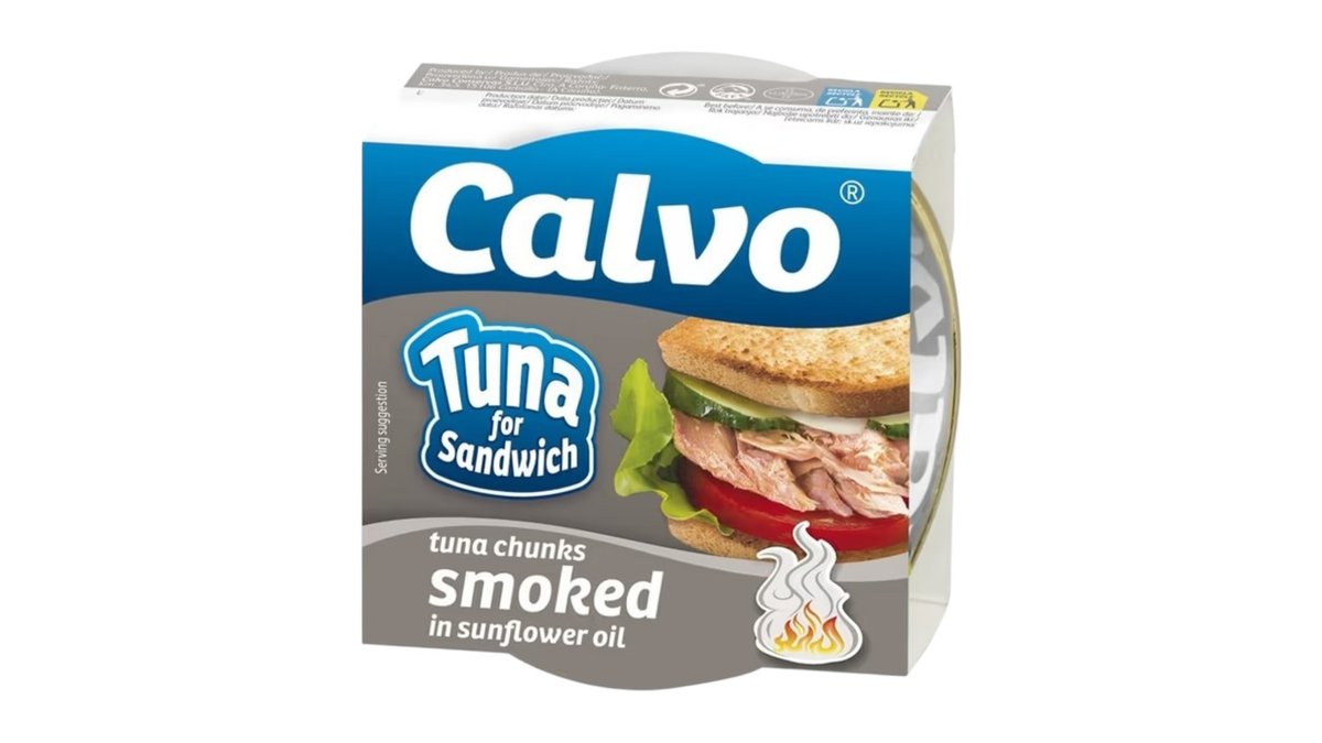 Calvo Tuniak sandwich údený, 142 g