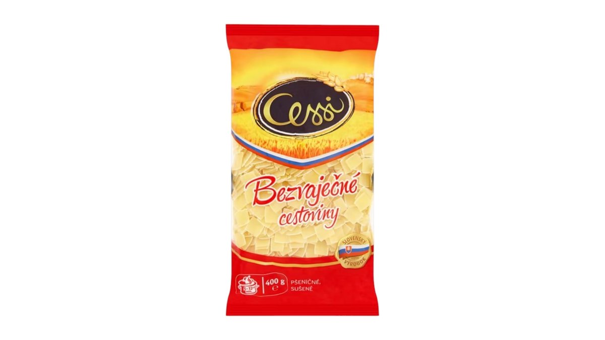 Cessi Fliačky, bezvaječné cestoviny pšeničné, sušené, 400 g