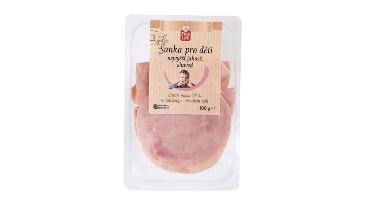 ** Fine Life Šunka pre deti špeciál, shaved, 100 g