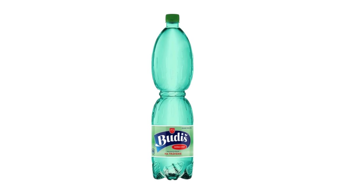 Budiš Prírodná minerálna voda jemne perlivá, 1,5 l