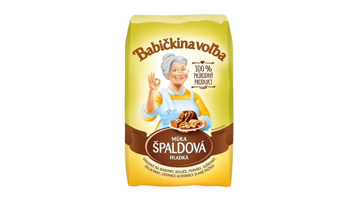 Babičkina voľba Múka špaldová hladká, 1 kg