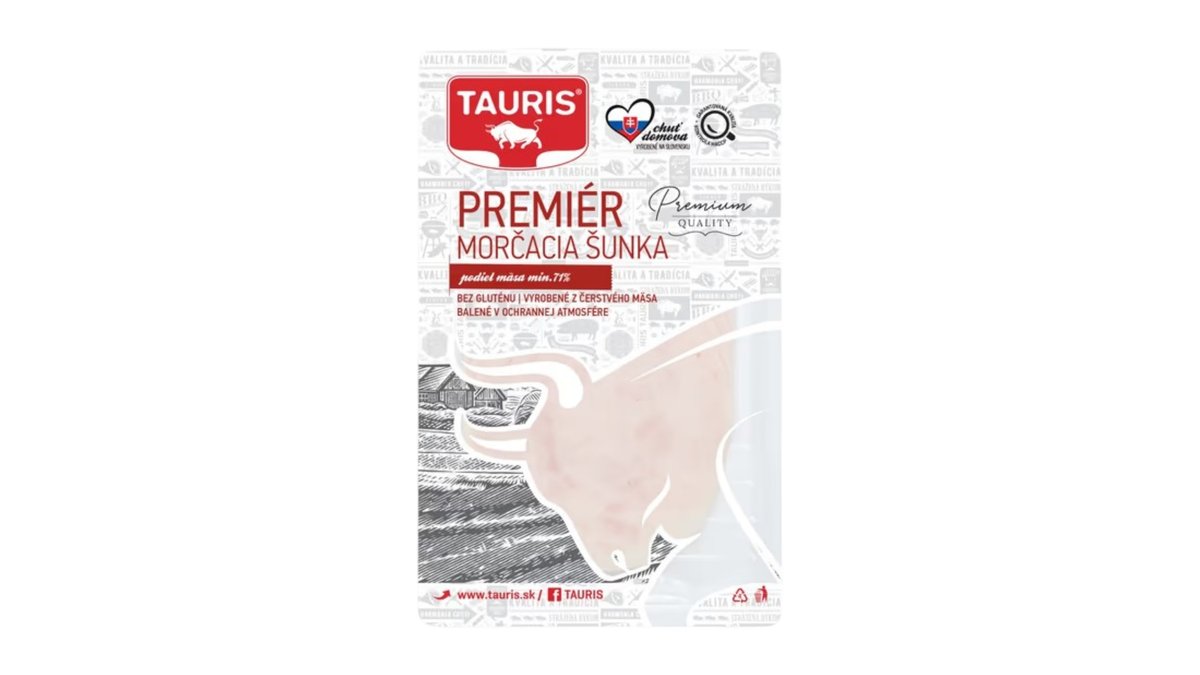 Tauris Premiér morčacia šunka, 100 g