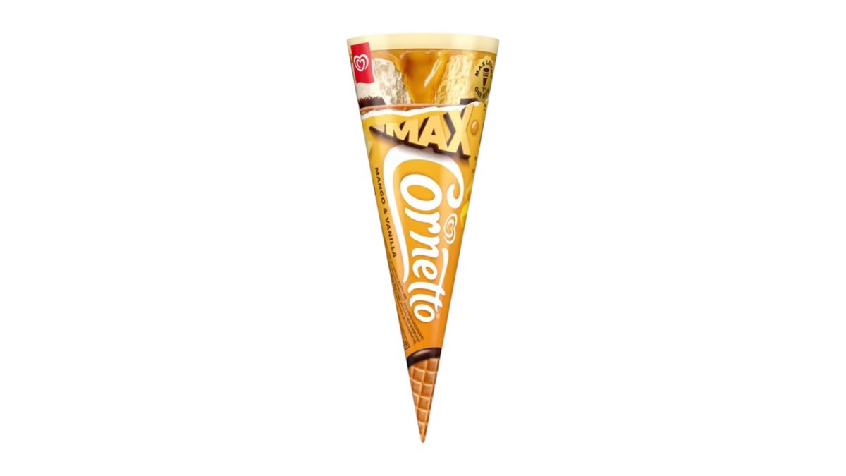 Cornetto Max Mango & vanilla, 115 ml