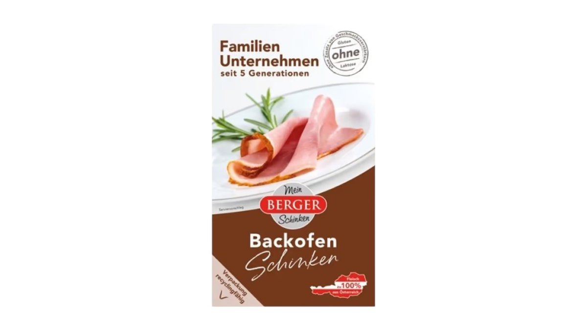 Berger Šunka pečená výberová, 100 g