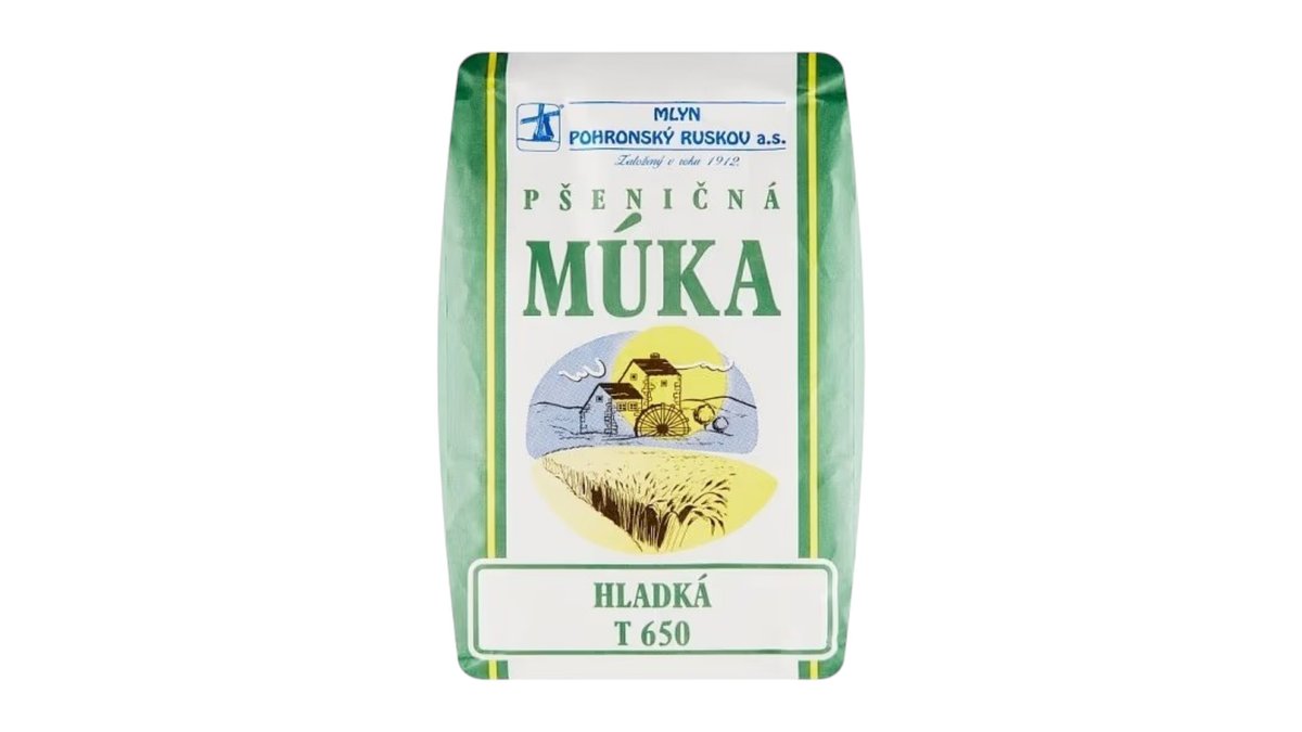 Mlyn Pohronský Ruskov Pšeničná múka hladká, 1 kg
