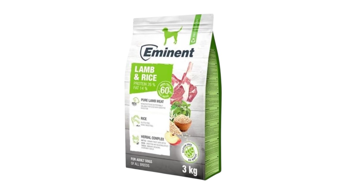 Eminent Lamb & rice, prémiové krmivo pre psa, 3 kg