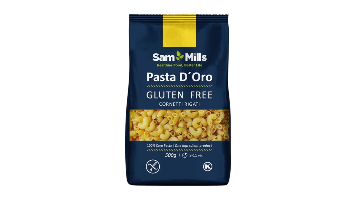 Sam Mills pasta Cornetti, bezlepkové kukuričné cestoviny, 500 g