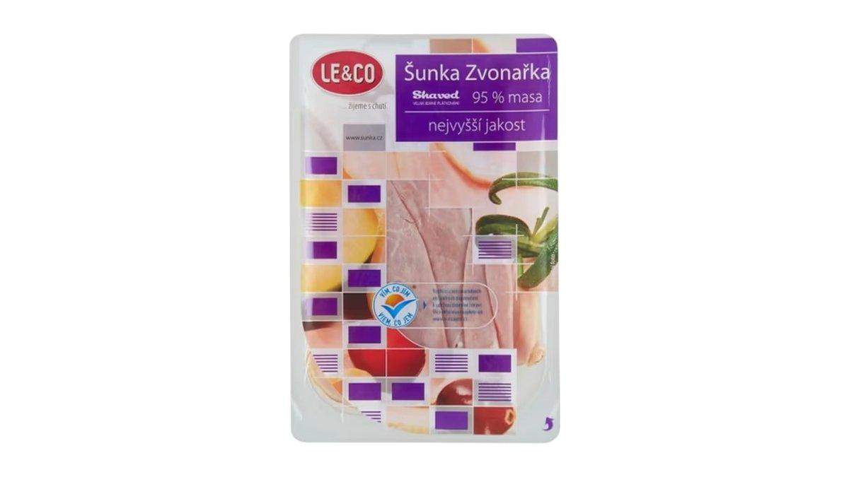 ** Le&Co Šunka Zvonařka najvyššia akosť 95%, 100 g