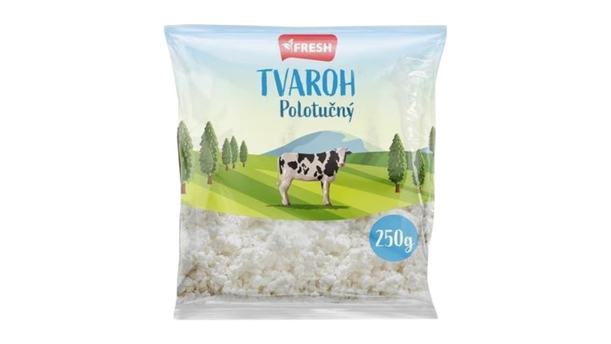 ** Fresh Tvaroh polotučný, 250 g