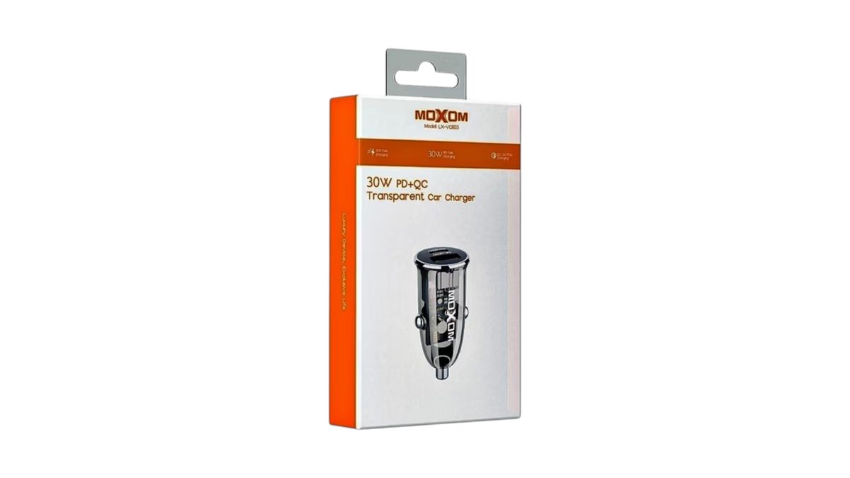 Car dual PD Transparent car charger