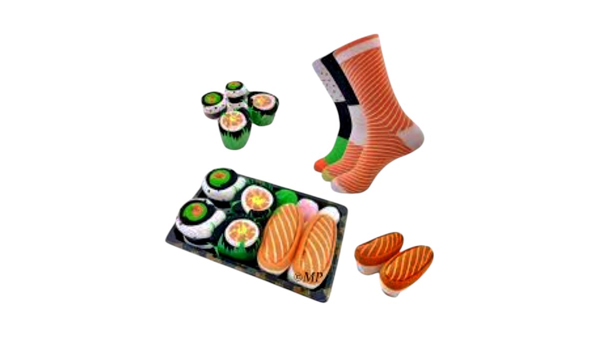 Sushi socks packet