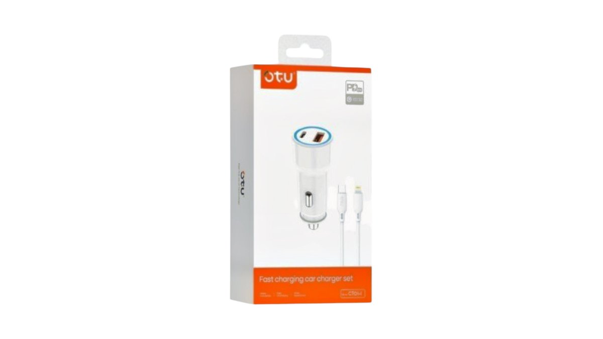 Fast charching car charching set TYPE-C TO LIGHTNING