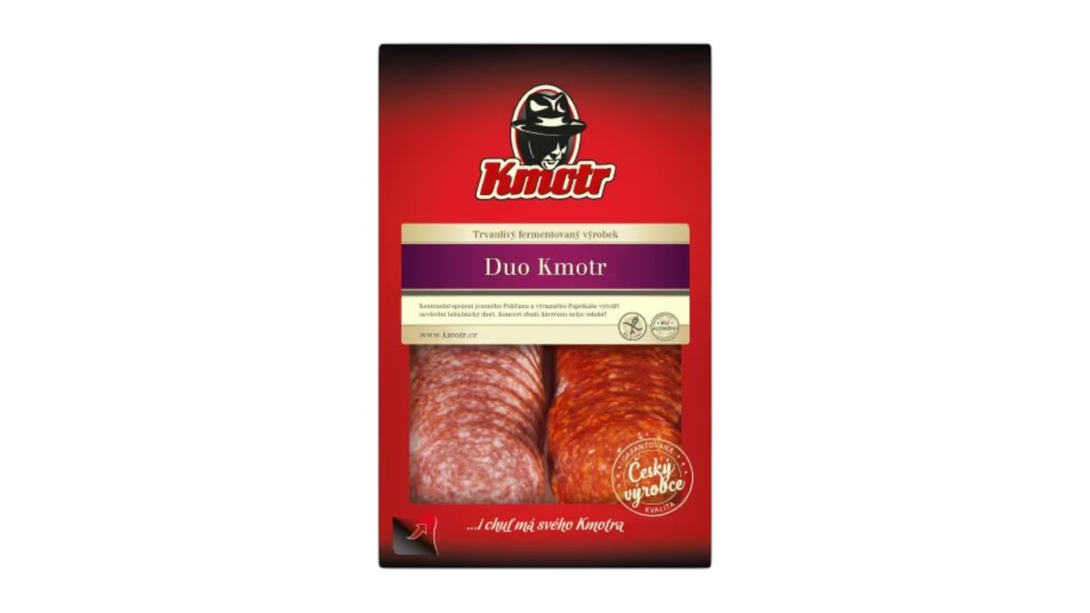 Kmotr Saláma Duo plátky, 75 g