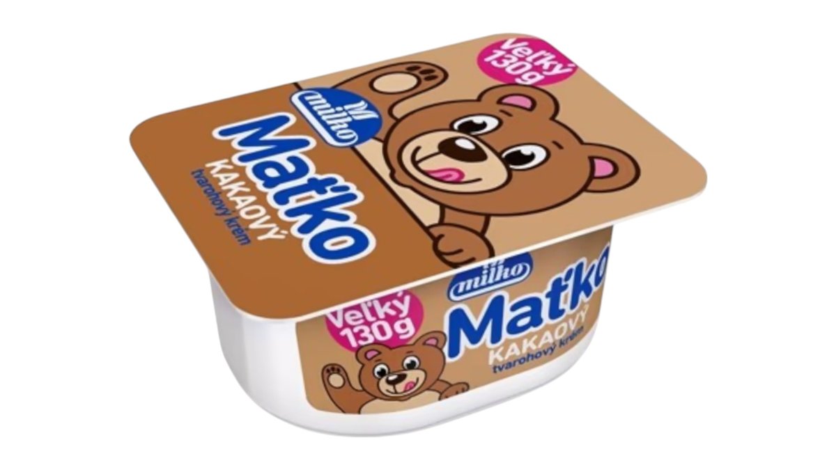 Milko Maťko kakaový tvarohový krém, 130 g