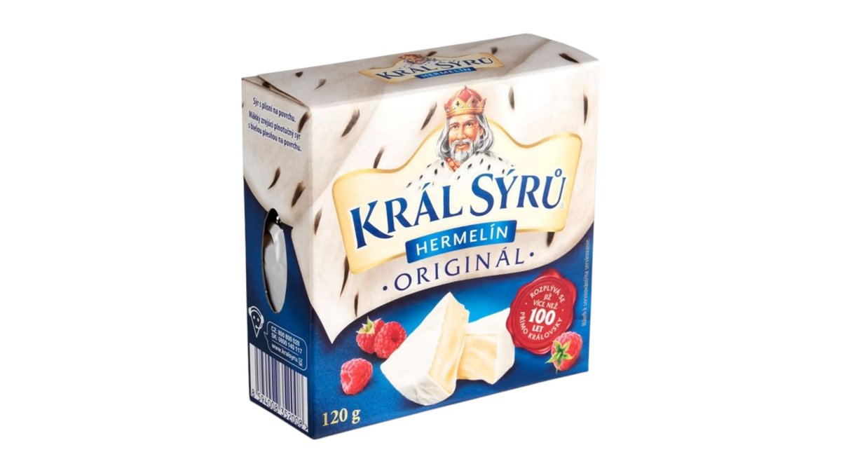** Král sýrů Hermelín originál, 120 g