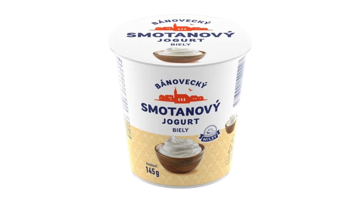 ** Milsy Bánovecký smotanový jogurt biely, 145 g