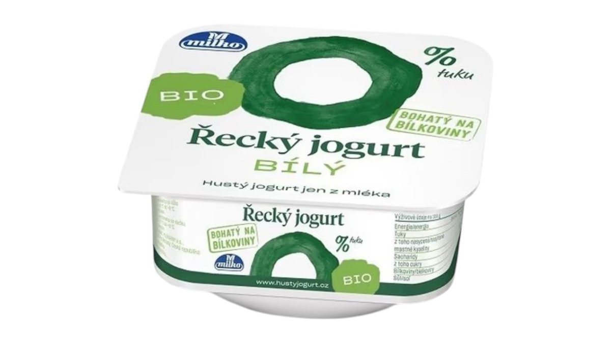 Milko Grécky jogurt Bio biely 0%, 130 g