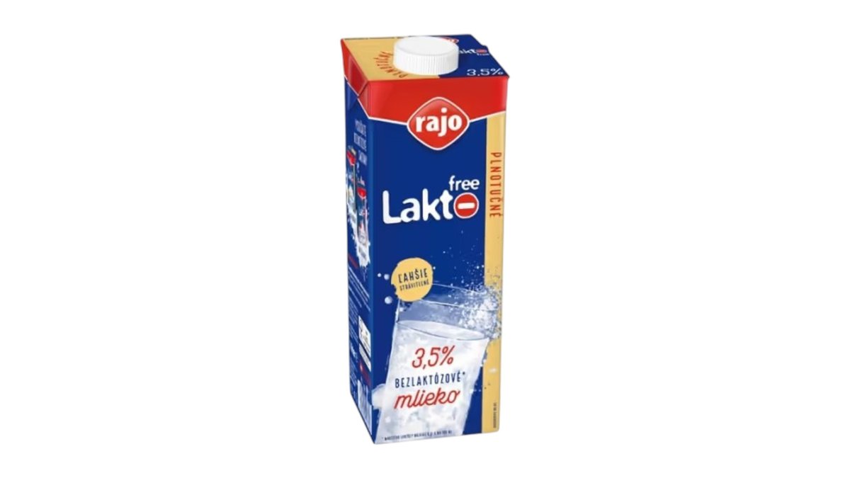 Rajo Lakto Free mlieko bez laktózy UHT 3,5%, 1 l
