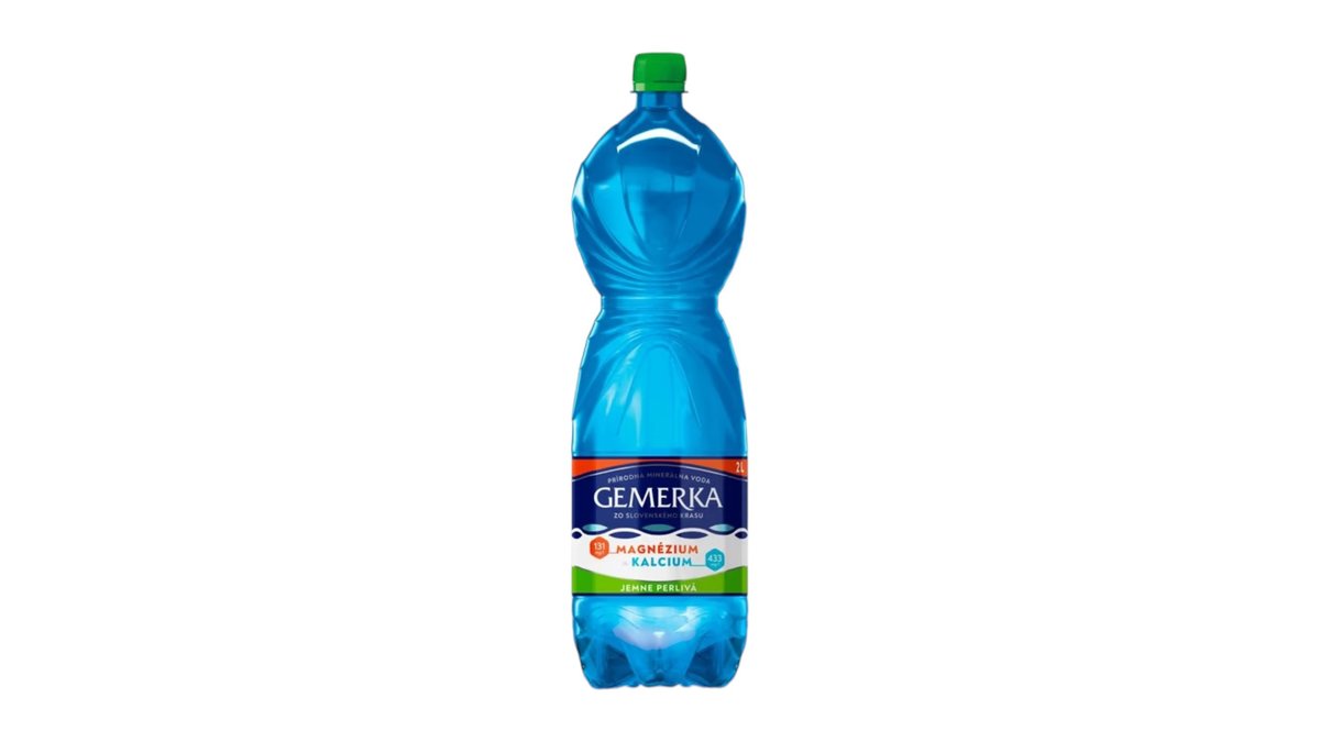 Gemerka Magnézium prírodná minerálna voda, jemne perlivá, 2 l