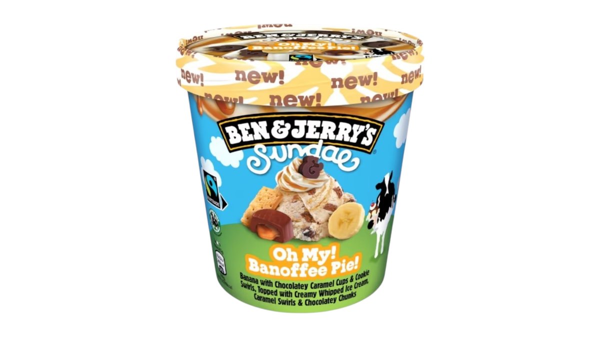 Ben & Jerry's Sundae Oh My! Banoffee Pie!, 427 ml