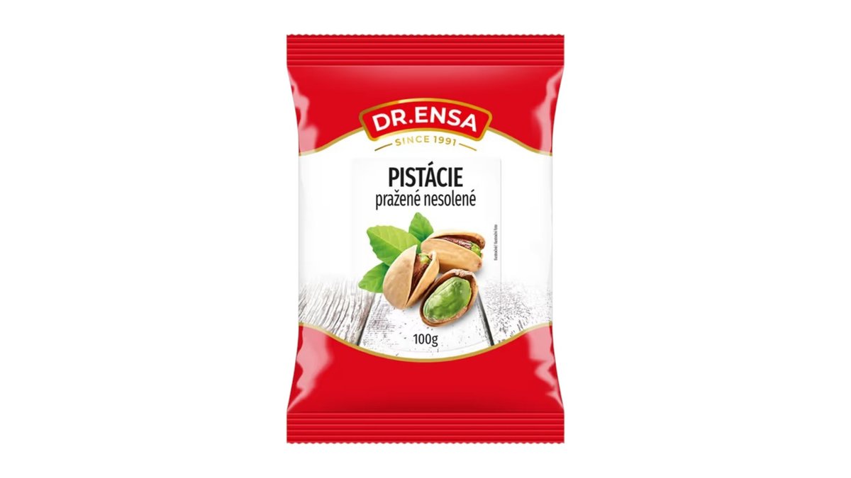 Dr. Ensa Pistácie pražené nesolené, 100 g