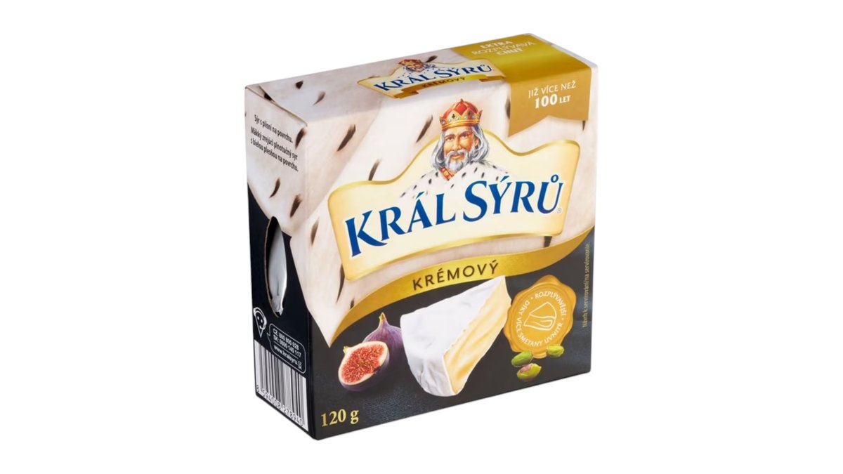 ** Král Sýrů krémový, 120 g