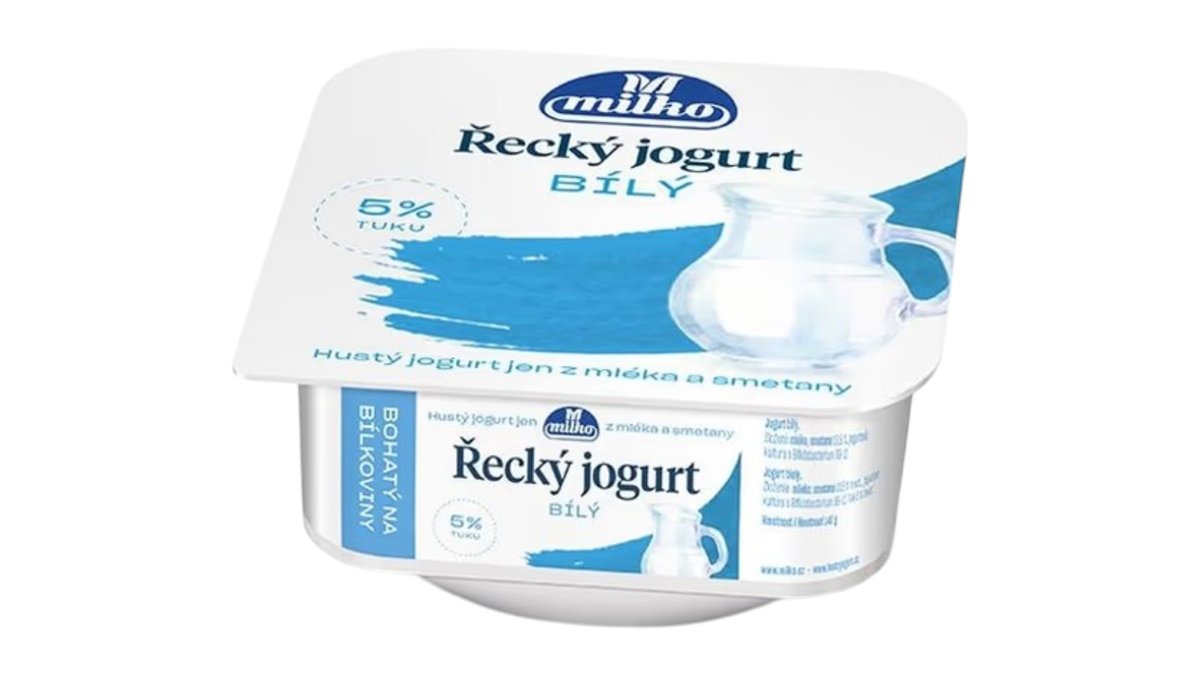 Milko Grécky jogurt biely 5%, 140 g