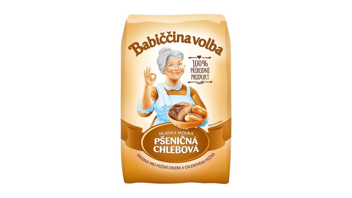 Babičkina voľba Pšeničná múka chlebová hladká, 1 kg