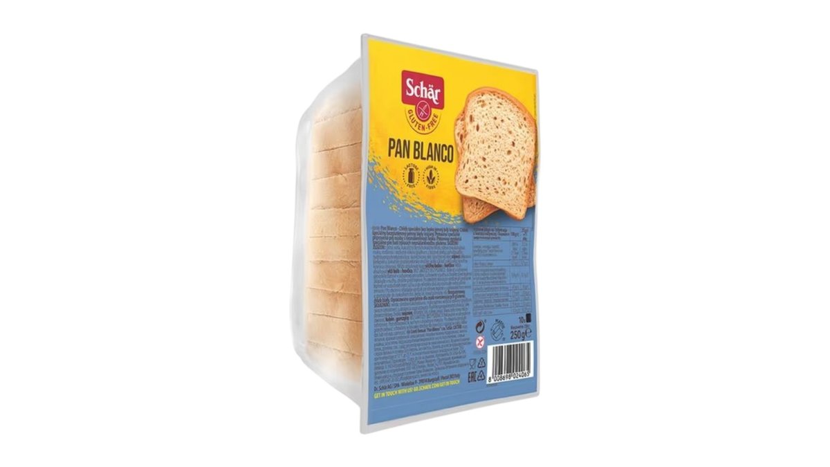 Schär Pan blanco, svetlý chlieb plátkový, 250 g