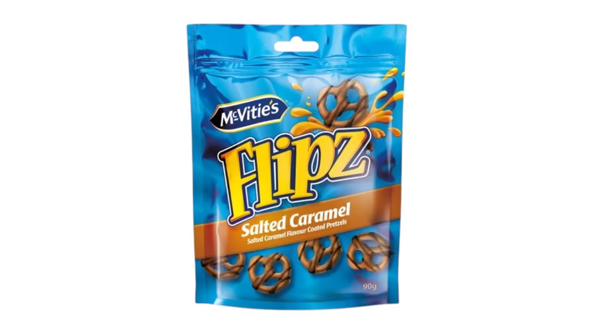 Flipz praclíky Slaný karamel, 90 g