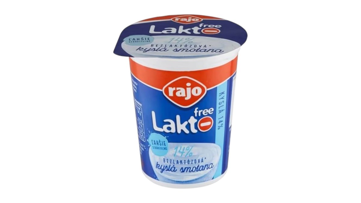 Rajo Lakto Free Smotana kyslá 14%, 200 g