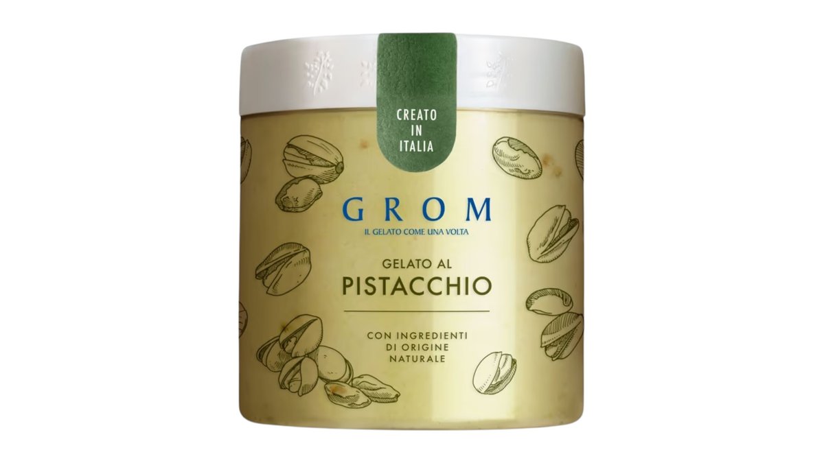Grom Zmrzlina pistáciová s kúskami karamelizovaných pistácií, 460 ml