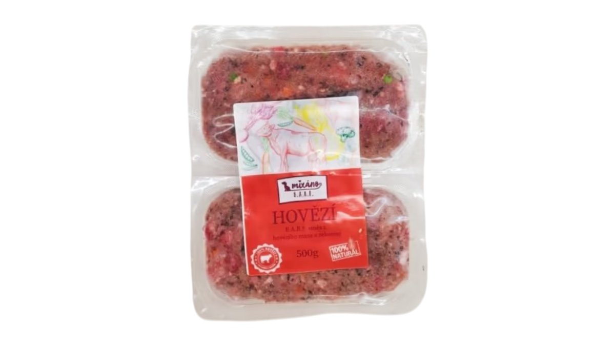 Barf Zmes hovädzieho mäsa a zeleniny, 2 x 250 g