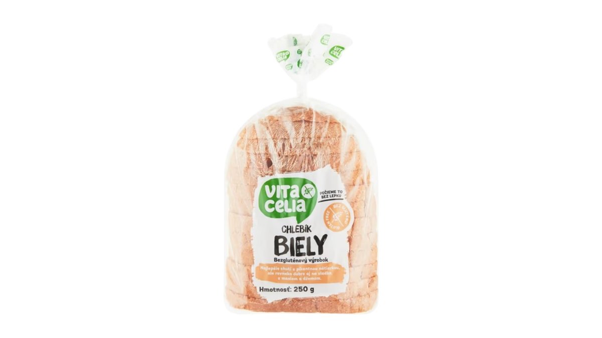 ** Vitacelia Bezgluténový chlebík biely, 250 g