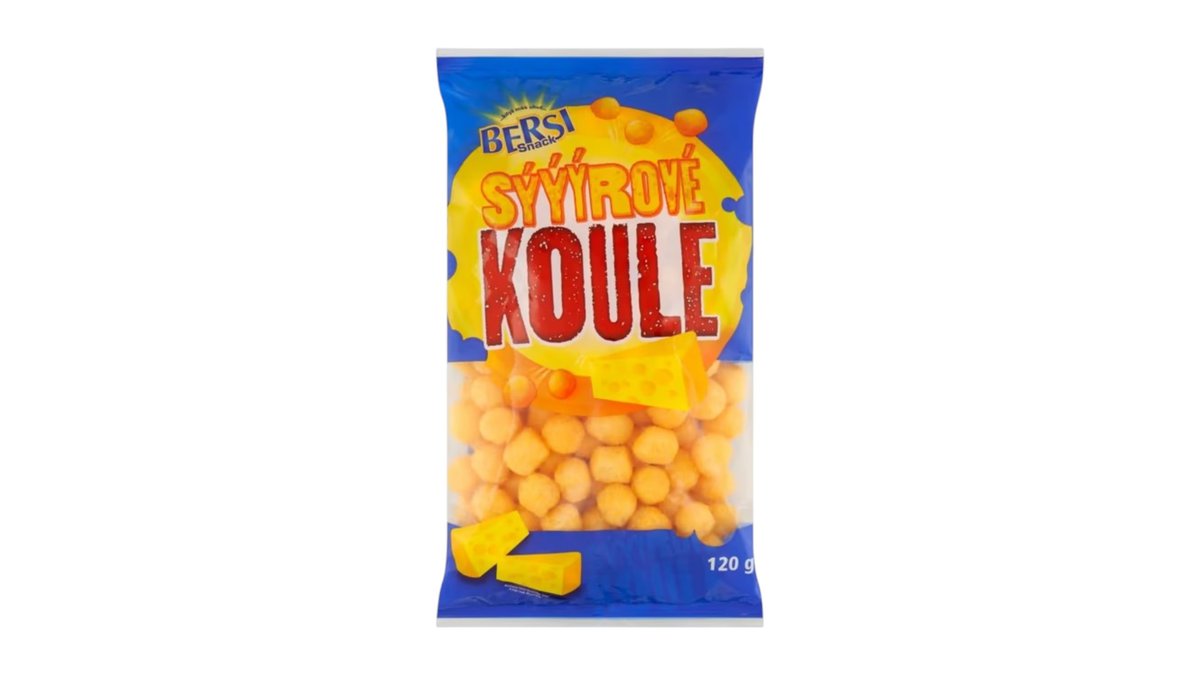 Bersi Snack s príchuťou syra, 120 g