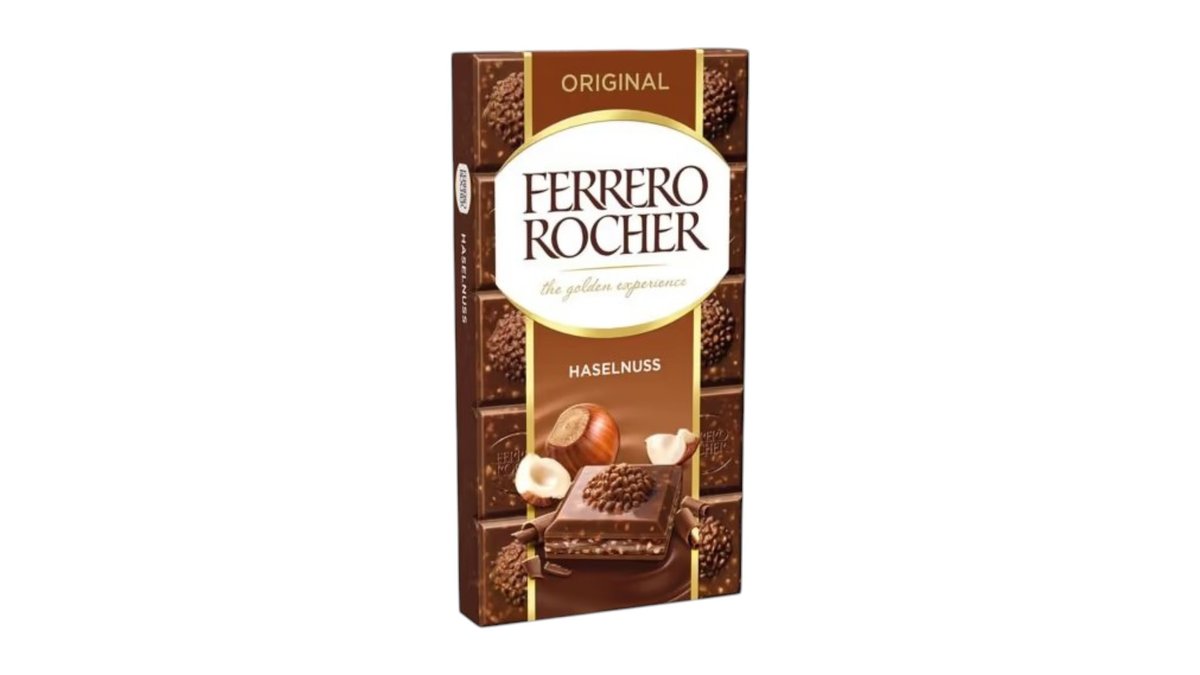 Ferrero Rocher čokoláda mliečna, 90 g