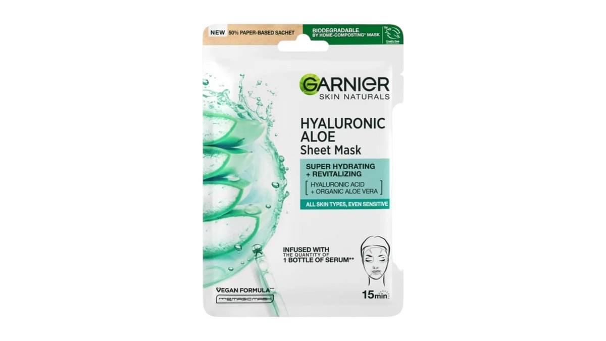 Garnier Maska na tvár, Hyaluronic Aloe, 1 ks