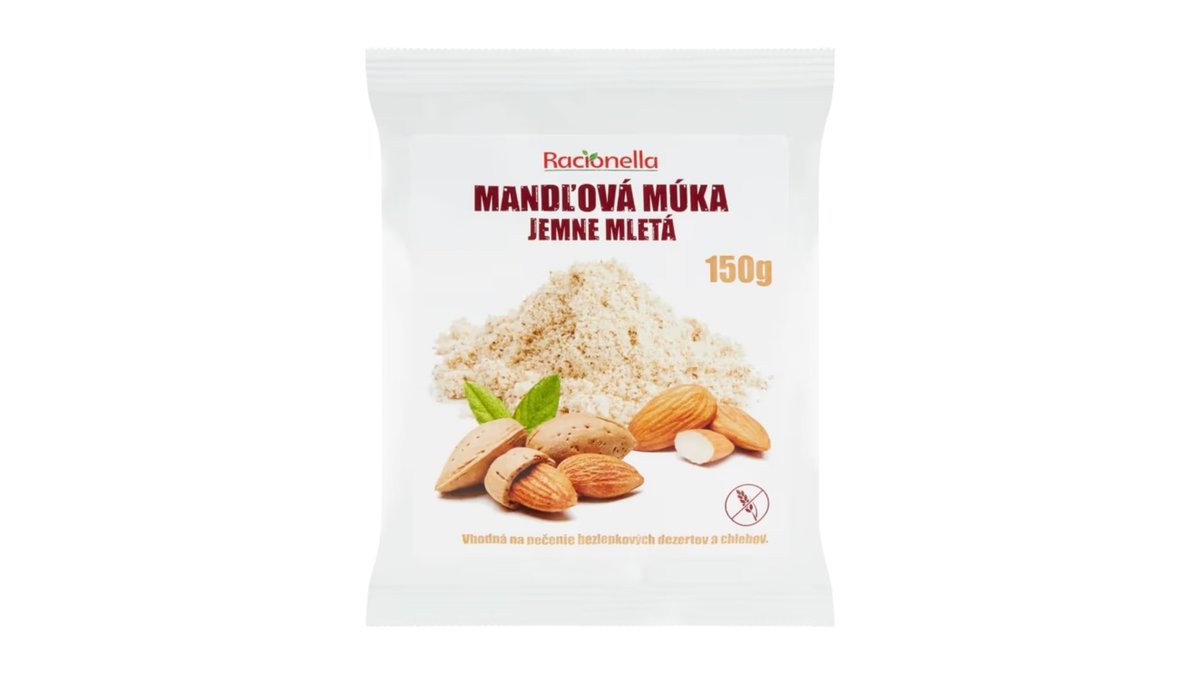 Racionella Mandľová múka jemne mletá, 150 g