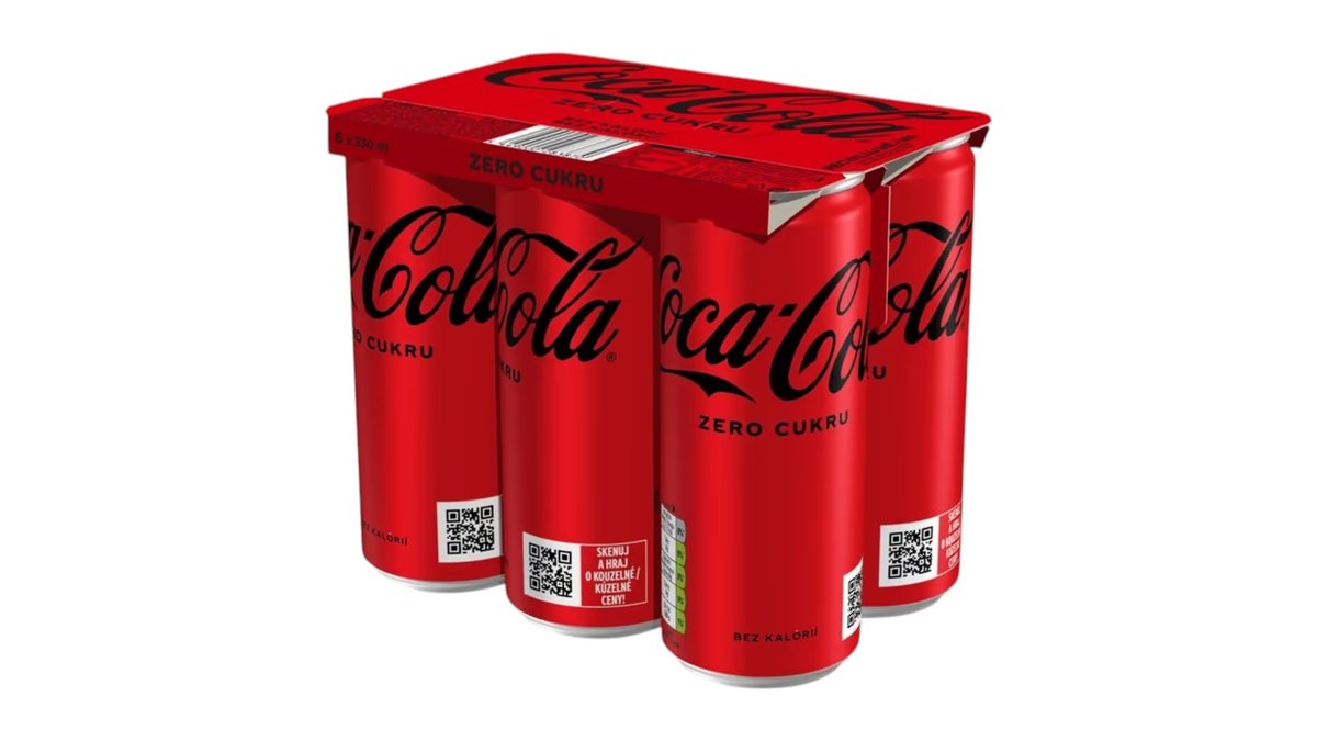Coca-Cola Zero, 6 x 330 ml